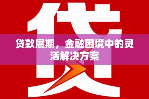 关山贷款展期，金融困境中的灵活解决方案
