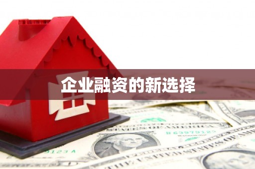 关山企业融资的新选择