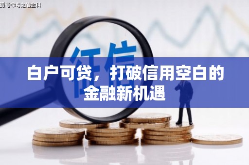 关山白户可贷，打破信用空白的金融新机遇