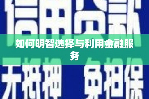 关山如何明智选择与利用金融服务