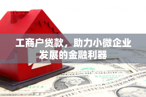 关山工商户贷款，助力小微企业发展的金融利器