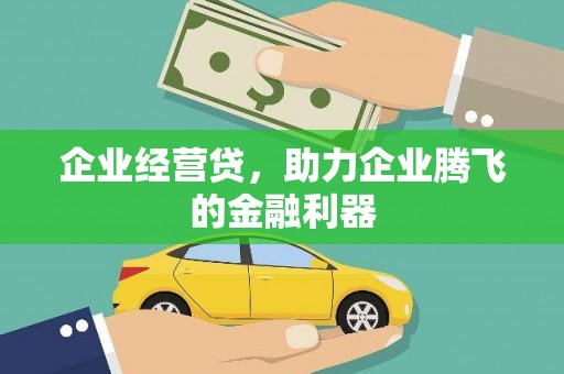 关山企业经营贷，助力企业腾飞的金融利器