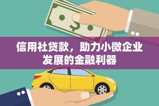 关山信用社贷款，助力小微企业发展的金融利器