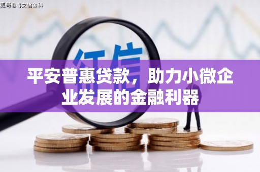关山平安普惠贷款，助力小微企业发展的金融利器