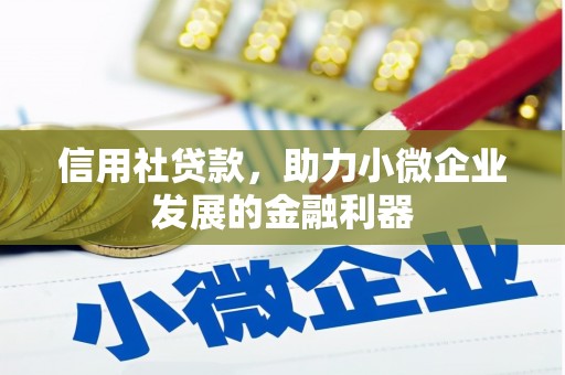 关山信用社贷款，助力小微企业发展的金融利器