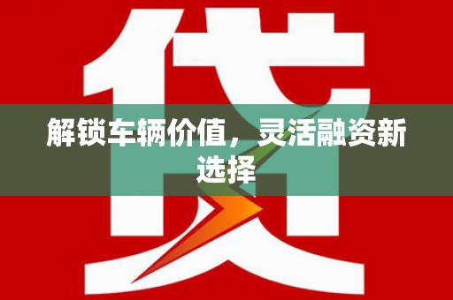 关山解锁车辆价值，灵活融资新选择
